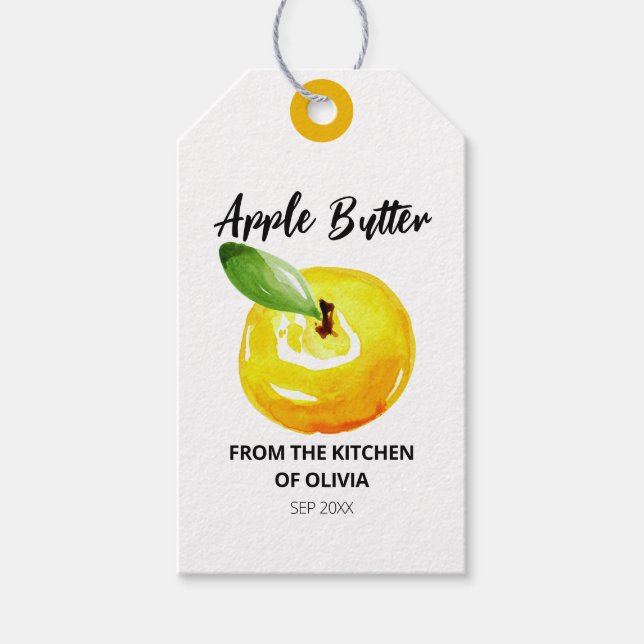 Geschenkmarke für Apple Butter Geschenkanhänger (Vorderseite)