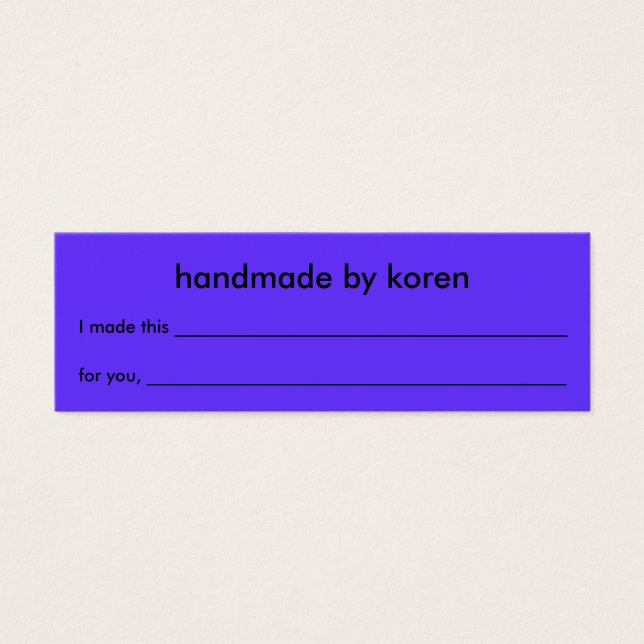 Geschenkmarke für Spitzenprodukte (Vorderseite)