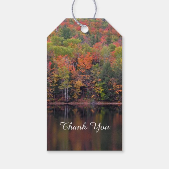 Geschenkmarke "Herbst" Geschenkanhänger (Vorderseite)