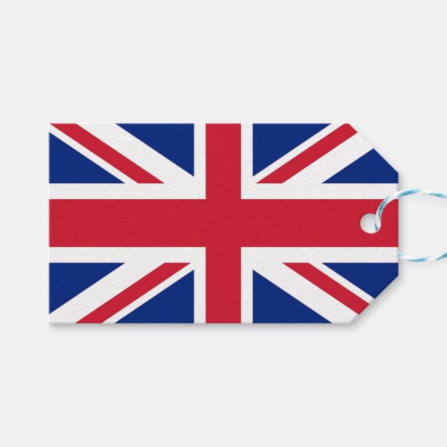 Geschenkmarke mit Flagge des Vereinigten Königreic Geschenkanhänger (Vorderseite (Horizontal))