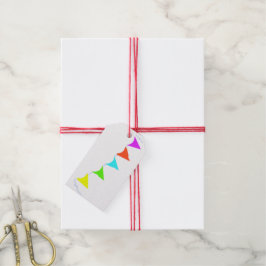 Geschenkmarke mit Party-Banner Geschenkanhänger