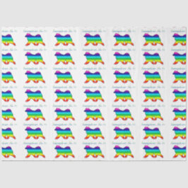 Geschenkpackung Nr.1 - Samoyed No.1; Matching-Elem Seidenpapier