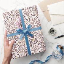 Geschenkpapier aus marokkanischem Fliesenmuster