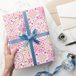 Geschenkpapier aus marokkanischem Fliesenmuster