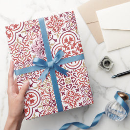 Geschenkpapier aus marokkanischem Fliesenmuster