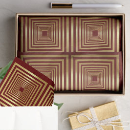 Geschenkpapier aus rotem Bordeaux Seidenpapier