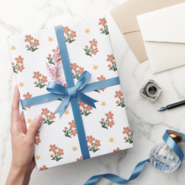 Geschenkpapier Ditsy Floral Nahtloses Muster
