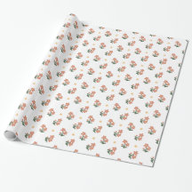 Geschenkpapier Ditsy Floral Nahtloses Muster