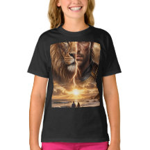 Geschenkpapier Epic Lion and Warrior Sunset