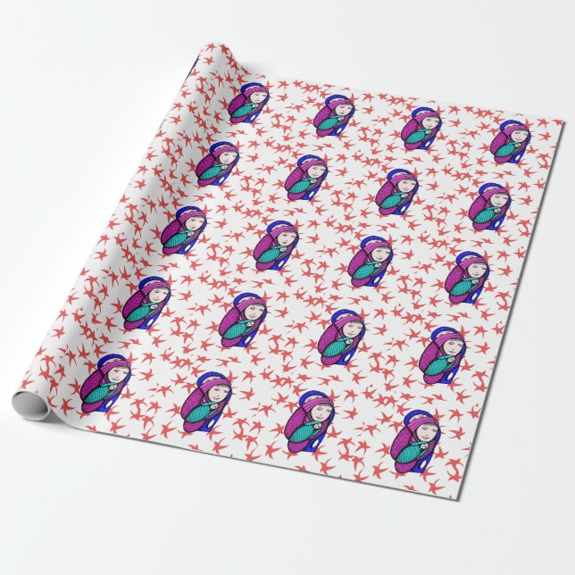 Geschenkpapier Feiertage (Ungerollt)