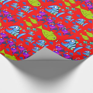 Geschenkpapier Fisch