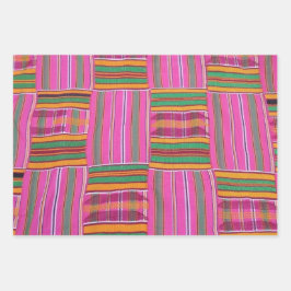 Geschenkpapier für afrikanische Muster Set