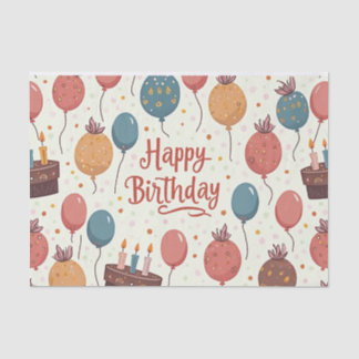 Geschenkpapier für Geburtstage Seidenpapier