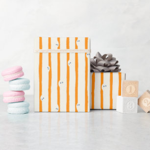 Geschenkpapier für Halloween mit Geistermuster