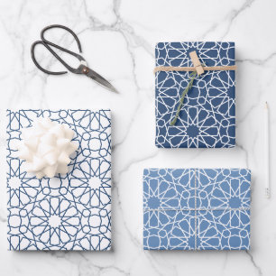 Geschenkpapier für islamische geometrische Muster Set