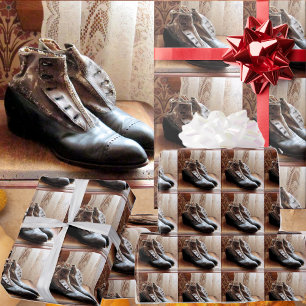 Geschenkpapier für Vintage Schuhe