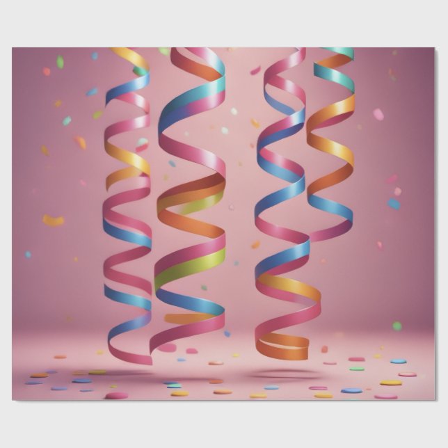 Geschenkpapier (Geburtstagsfeier) (Flach)