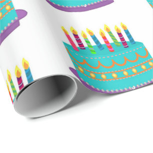 Geschenkpapier - Geburtstagstorte