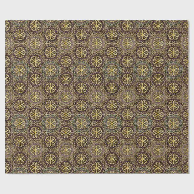 Geschenkpapier, „Gilded Glam“ Geschenkpapier (Flach)