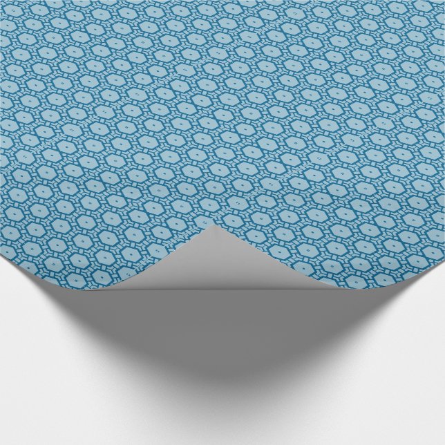 Geschenkpapier - Grafische Moleküle (Ecke)