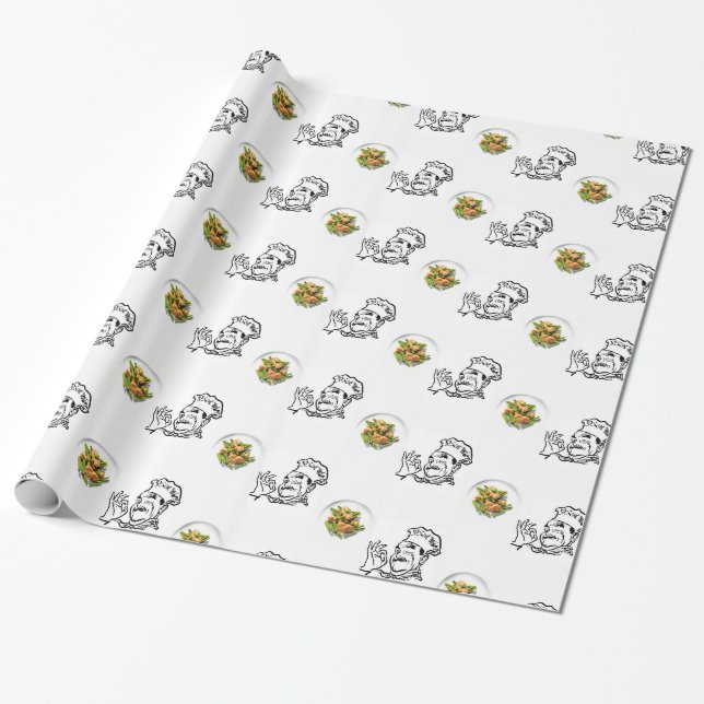 Geschenkpapier Koch (Ungerollt)