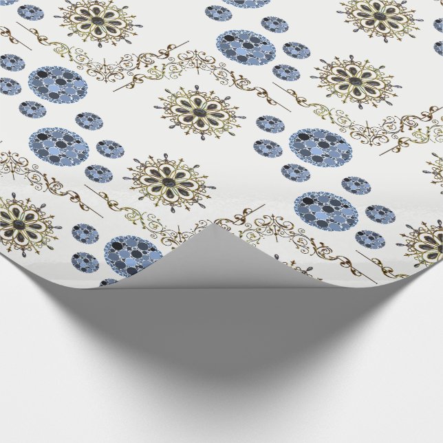 Geschenkpapier Kreise (Ecke)