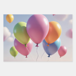Geschenkpapier (Luftballons) Set