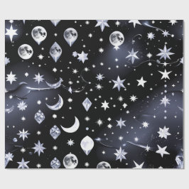 Geschenkpapier - Luxuriöser Onyx Celestial Moon