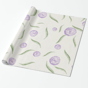 Geschenkpapier mit altem rosa Rosenblütenmuster