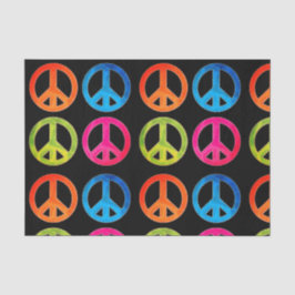 Geschenkpapier mit Friedenszeichen Seidenpapier