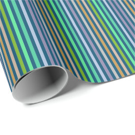 Geschenkpapier Pastellfarben Linien 3