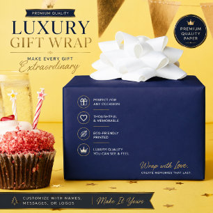 Geschenkpapier Personalisiertes Marine-Geschenkp