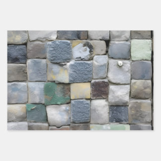 Geschenkpapier - Pflastersteine Set