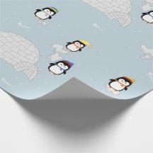Geschenkpapier Pinguine