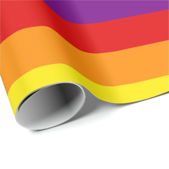 Geschenkpapier - Pride Farben (Rolleneckpunkt)