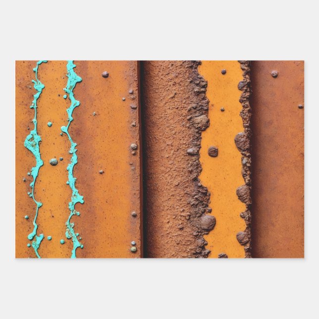 Geschenkpapier (rustikal) set (Vorderseite)