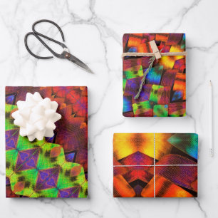 Geschenkpapier Schmetterlingsskala Set
