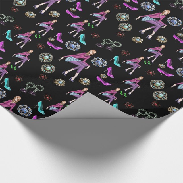 Geschenkpapier Schuhe (Ecke)