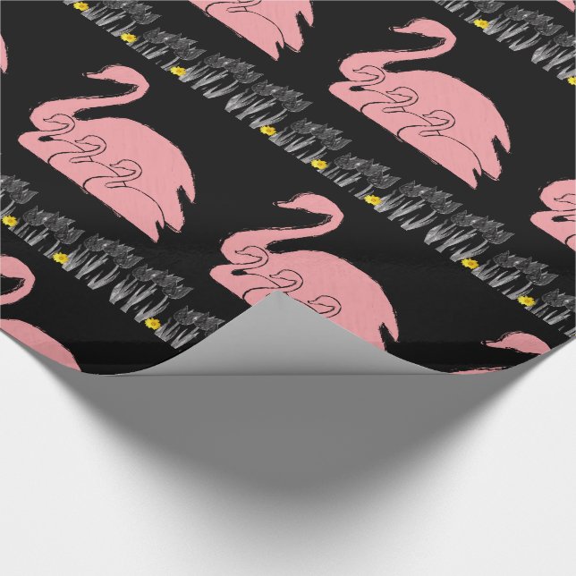 Geschenkpapier Schwäne (Ecke)