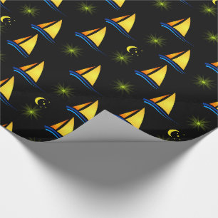 Geschenkpapier Segelboote