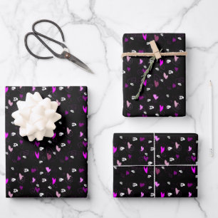 Geschenkpapier-Set mit 3 flachen Bögen Geschenkpapier Set