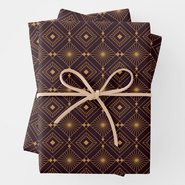 Geschenkpapier-Set mit 3 flachen Bögen Geschenkpapier Set (Beispiel)