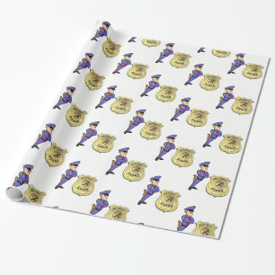 Geschenkpapier Sicherheitsbeamter