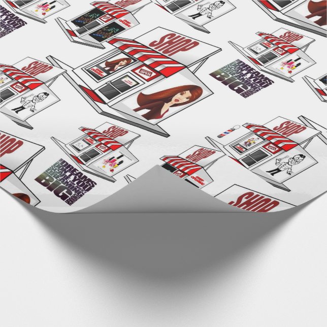 Geschenkpapier Stylist (Ecke)