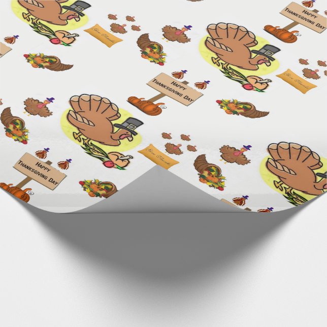 Geschenkpapier Thanksgiving (Ecke)