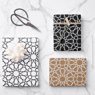 Geschenkpapier zum islamischen arabischen Muster Set