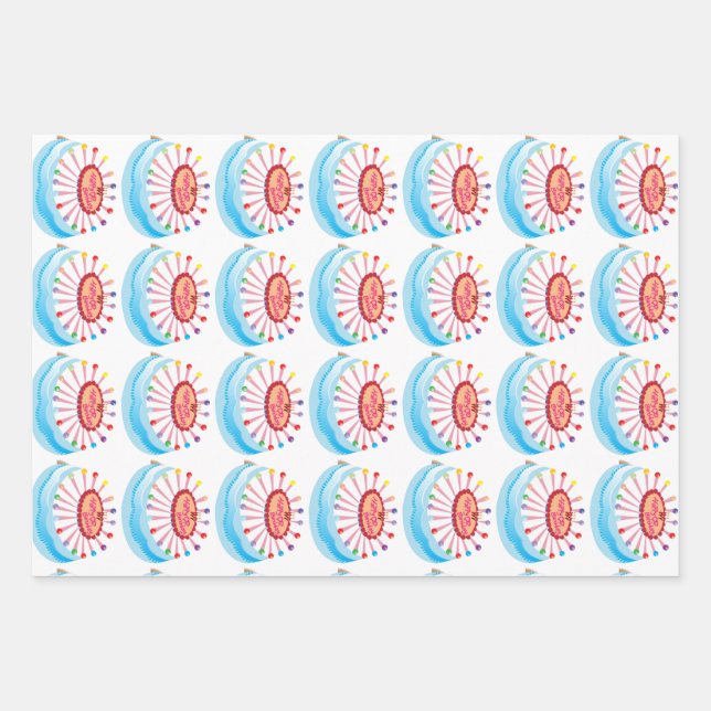 Geschenkpapierblatt Geschenkpapier Set (Vorderseite)