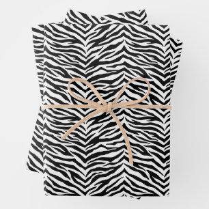 Geschenkpapierbögen-Zebramuster Geschenkpapier Set
