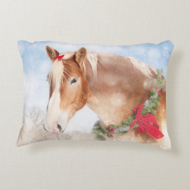 Geschenkpferd Dekokissen (Rückseite)