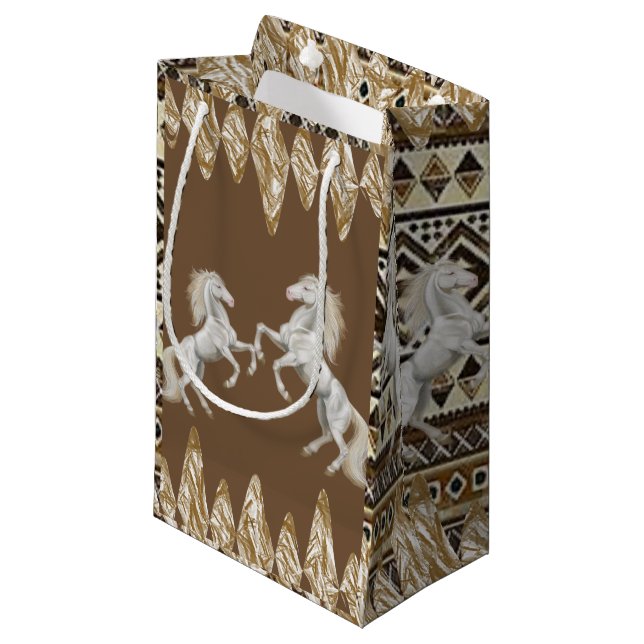 Geschenkpferd Kleine Geschenktüte (Vorderseite Schrägansicht)